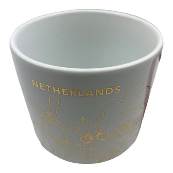 STARBUCKS NETHERLANDS Holiday Christmas You Are Here Series Coffee Tea Mug 14 oz - Picture 2 of 9